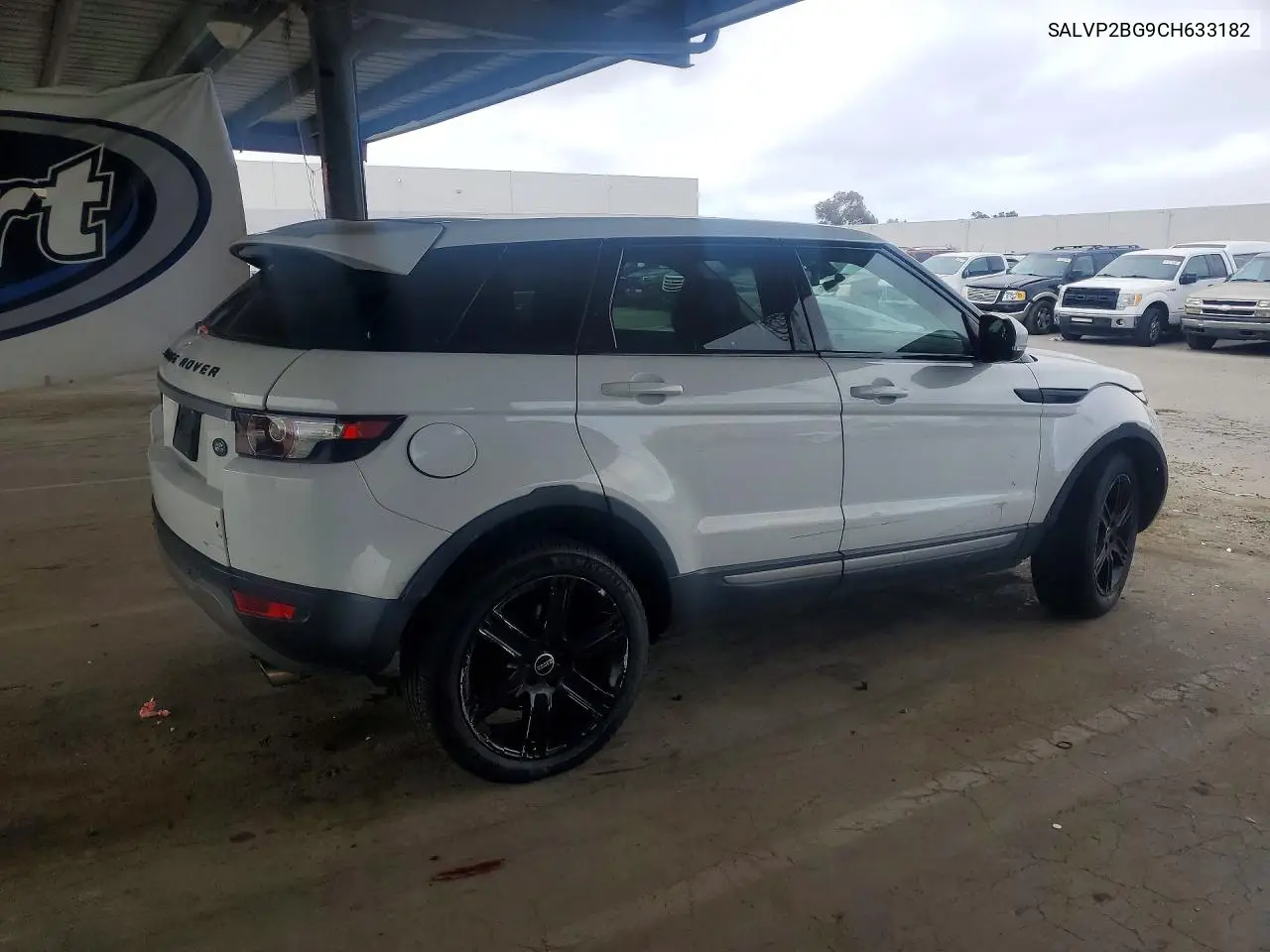 2012 Land Rover Range Rover Evoque Pure Plus VIN: SALVP2BG9CH633182 Lot: 60808906
