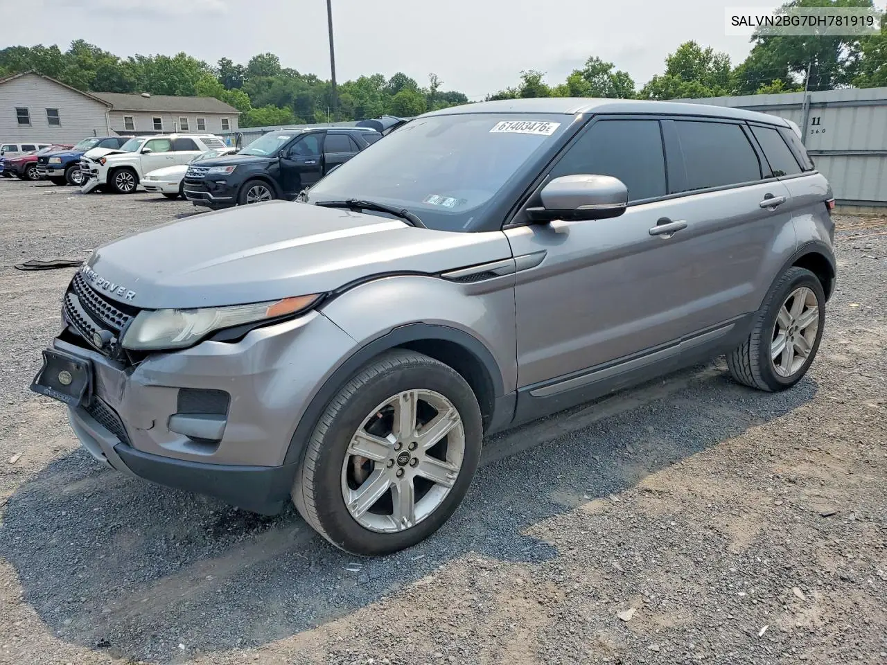 2013 Land Rover Range Rover Evoque Pure VIN: SALVN2BG7DH781919 Lot: 61403476