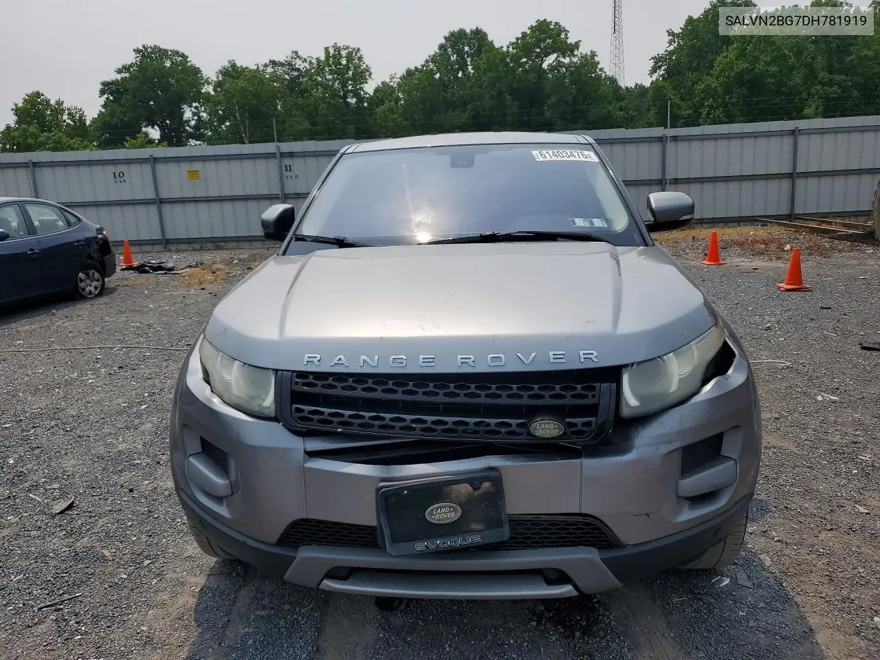 2013 Land Rover Range Rover Evoque Pure VIN: SALVN2BG7DH781919 Lot: 61403476