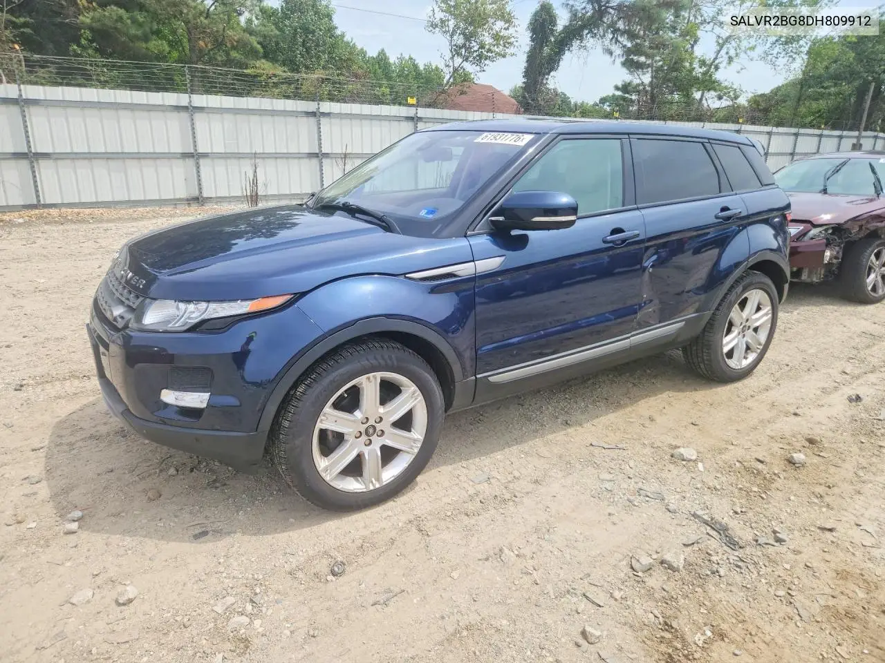 2013 Land Rover Range Rover Evoque Pure Premium VIN: SALVR2BG8DH809912 Lot: 61931776