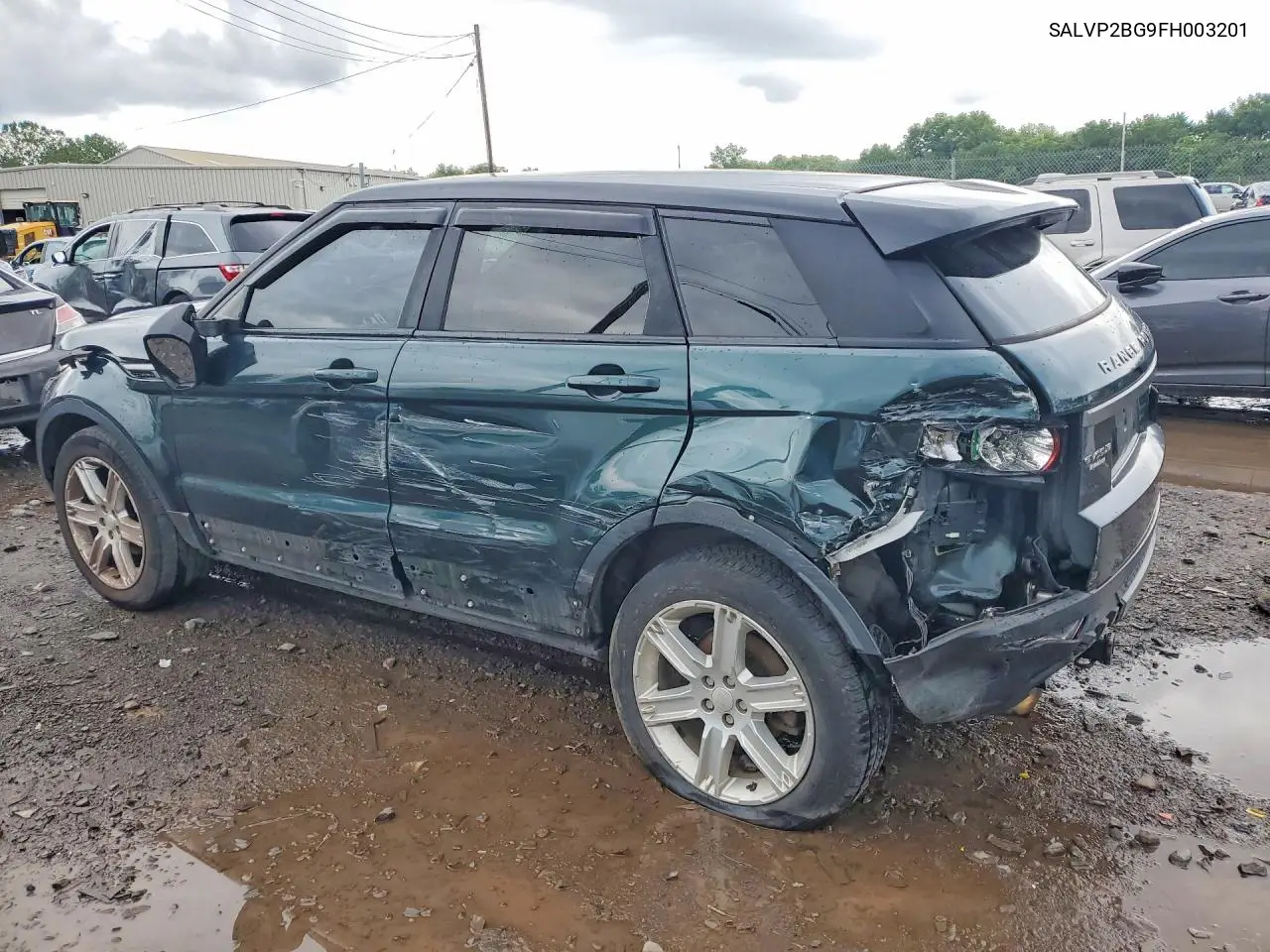 2015 Land Rover Range Rover Evoque Pure Plus VIN: SALVP2BG9FH003201 Lot: 59734566