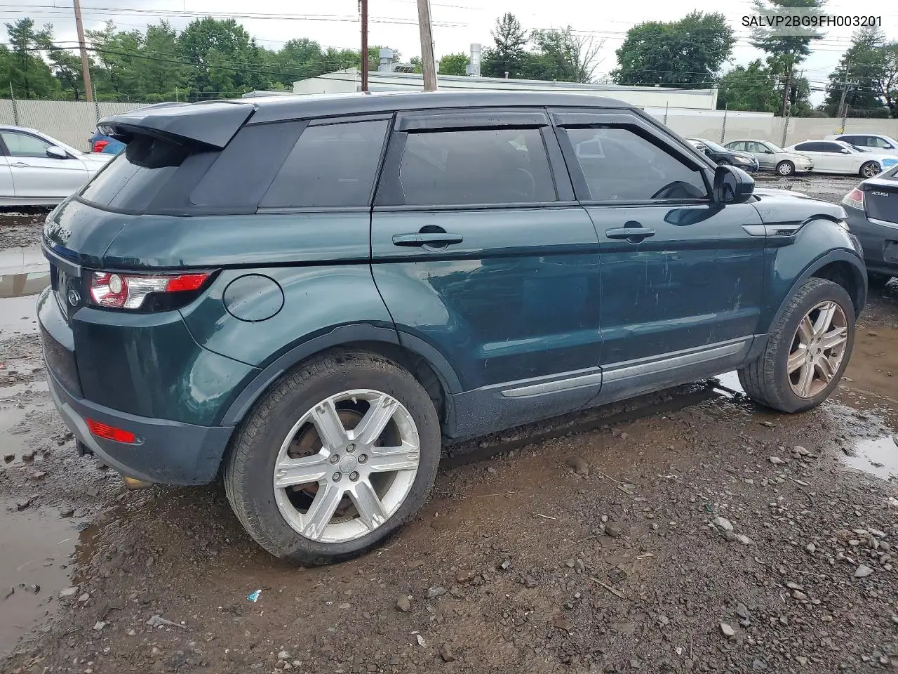 2015 Land Rover Range Rover Evoque Pure Plus VIN: SALVP2BG9FH003201 Lot: 59734566