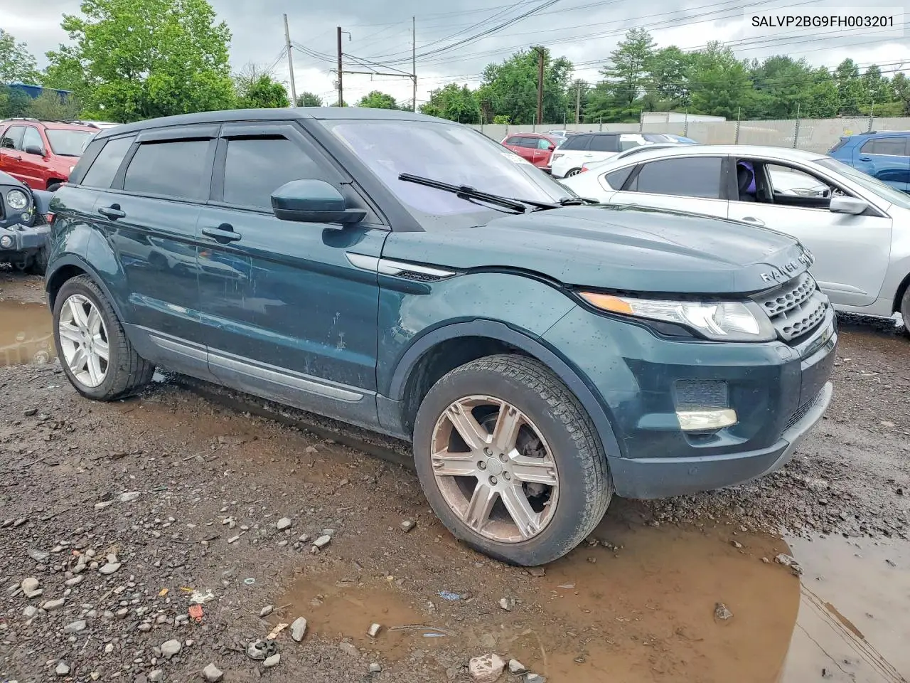 2015 Land Rover Range Rover Evoque Pure Plus VIN: SALVP2BG9FH003201 Lot: 59734566
