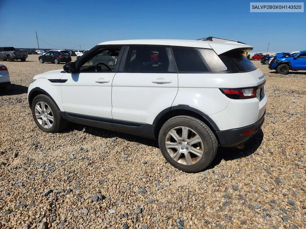 2016 Land Rover Range Rover Evoque Se VIN: SALVP2BGXGH143520 Lot: 59985436