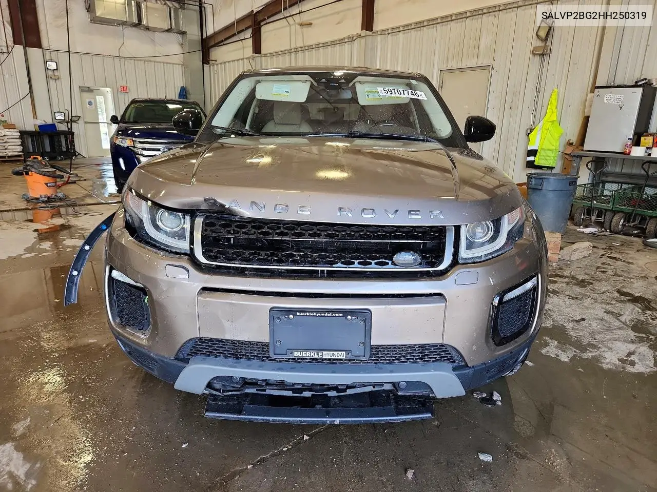2017 Land Rover Range Rover Evoque Se VIN: SALVP2BG2HH250319 Lot: 59707746