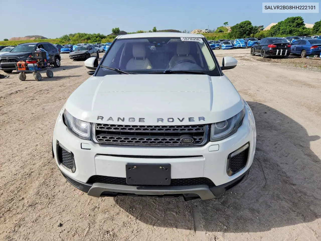 2017 Land Rover Range Rover Evoque Hse VIN: SALVR2BG8HH222101 Lot: 59795206