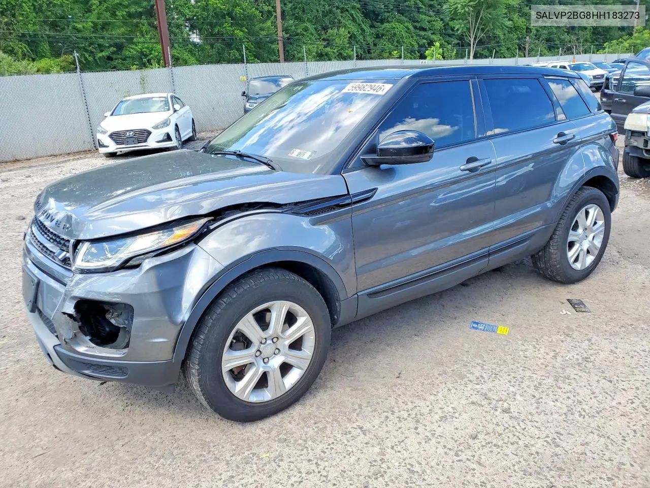 2017 Land Rover Range Rover Evoque Se VIN: SALVP2BG8HH183273 Lot: 59982946
