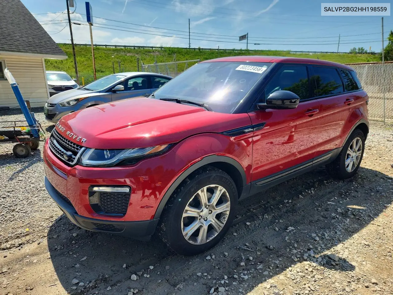 2017 Land Rover Range Rover Evoque Se VIN: SALVP2BG2HH198559 Lot: 60223456