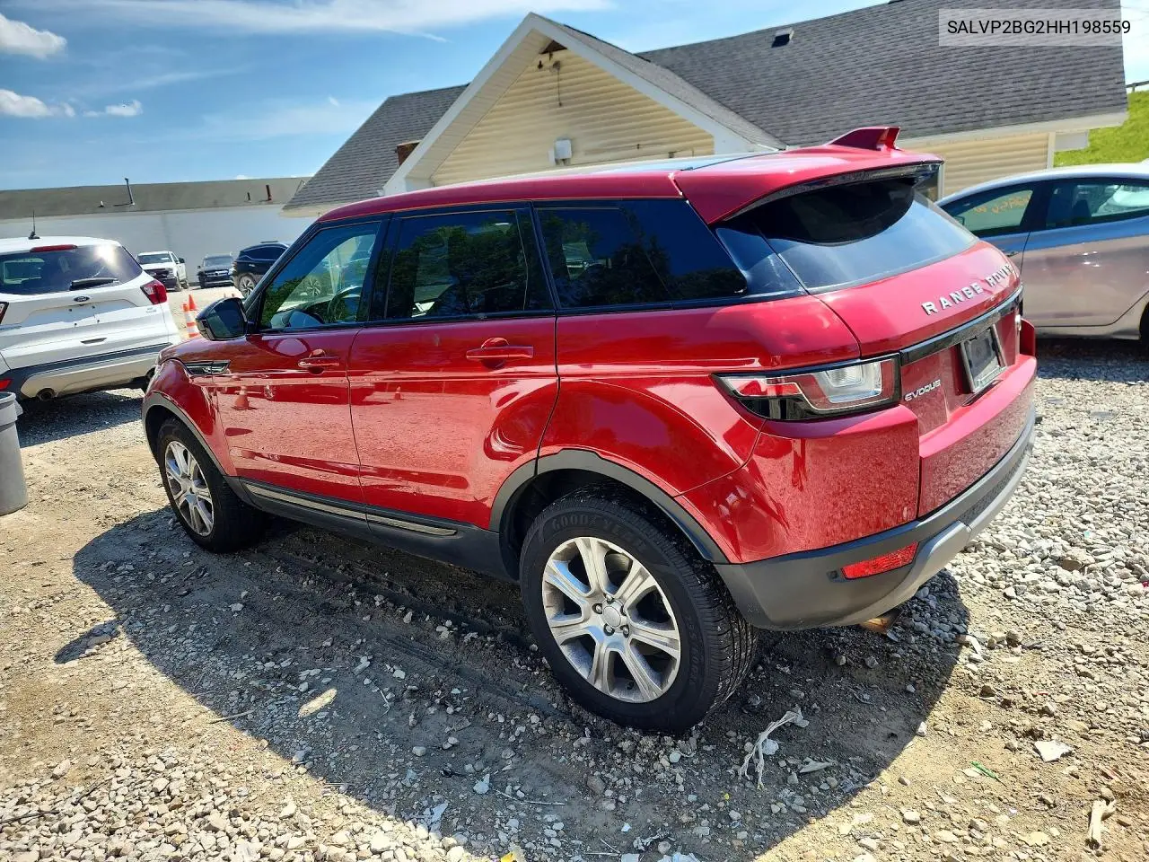 2017 Land Rover Range Rover Evoque Se VIN: SALVP2BG2HH198559 Lot: 60223456