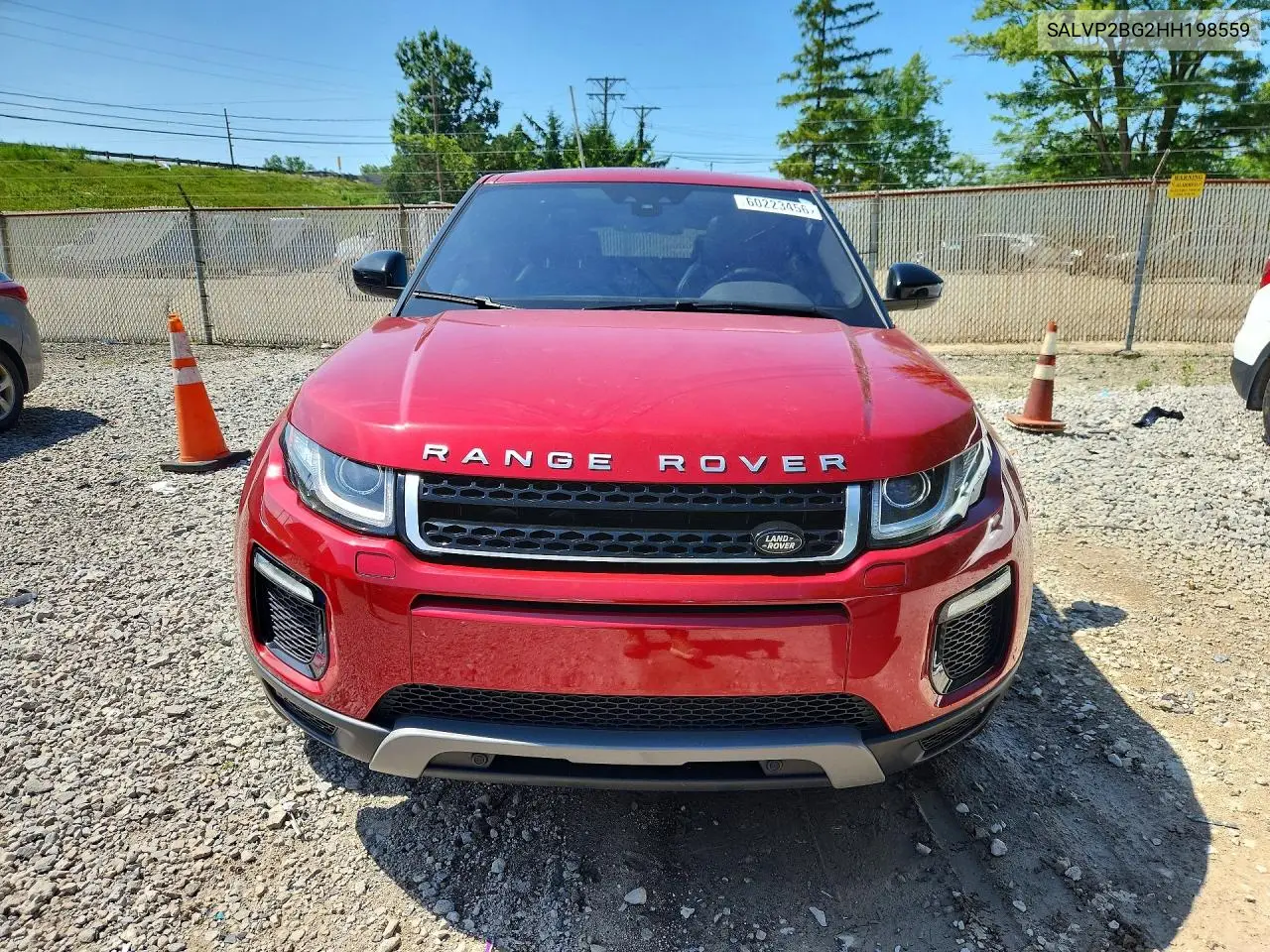 2017 Land Rover Range Rover Evoque Se VIN: SALVP2BG2HH198559 Lot: 60223456