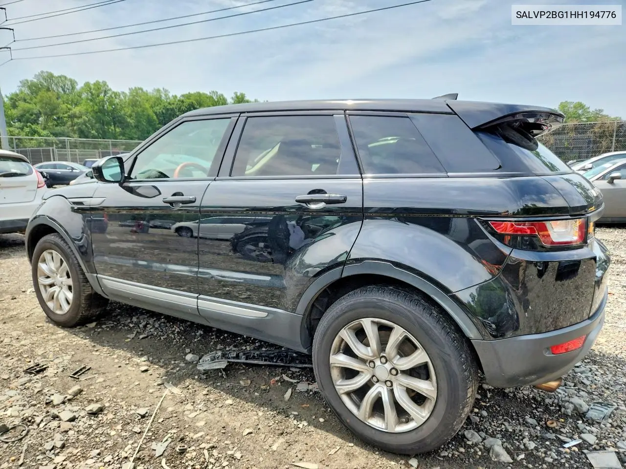 2017 Land Rover Range Rover Evoque Se VIN: SALVP2BG1HH194776 Lot: 60703766