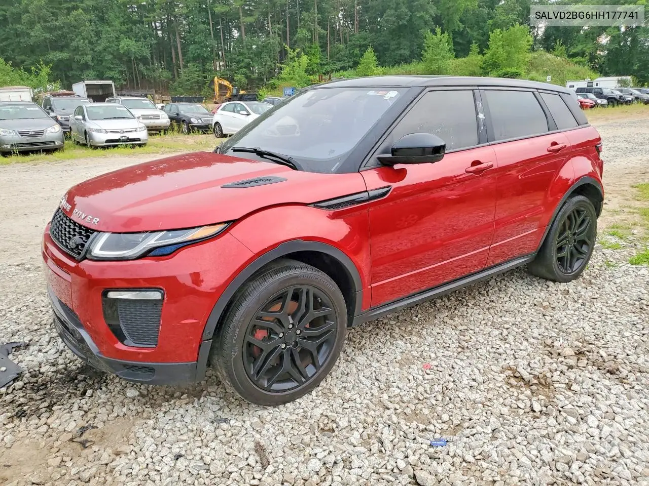 2017 Land Rover Range Rover Evoque Hse Dynamic VIN: SALVD2BG6HH177741 Lot: 61194196