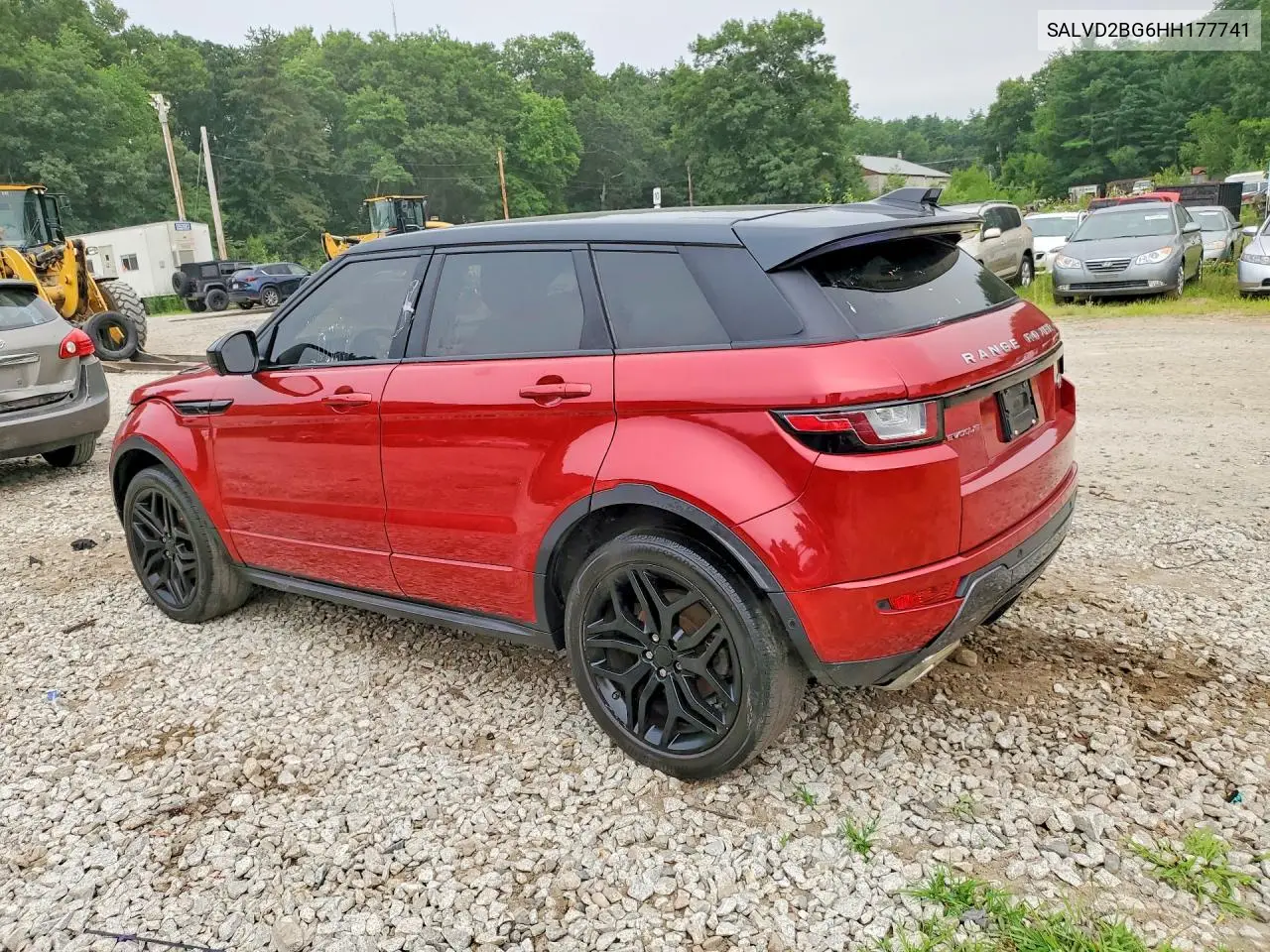 2017 Land Rover Range Rover Evoque Hse Dynamic VIN: SALVD2BG6HH177741 Lot: 61194196