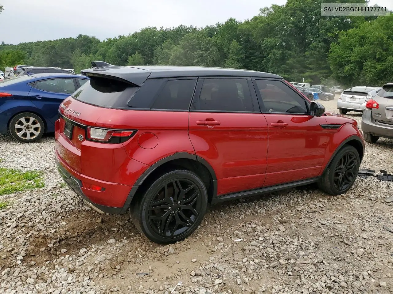 2017 Land Rover Range Rover Evoque Hse Dynamic VIN: SALVD2BG6HH177741 Lot: 61194196