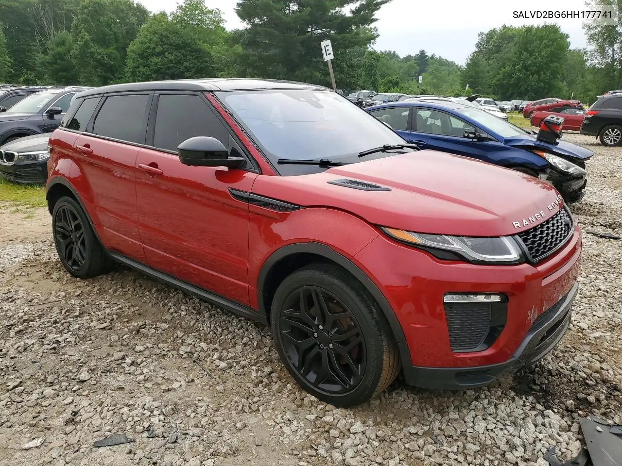 2017 Land Rover Range Rover Evoque Hse Dynamic VIN: SALVD2BG6HH177741 Lot: 61194196