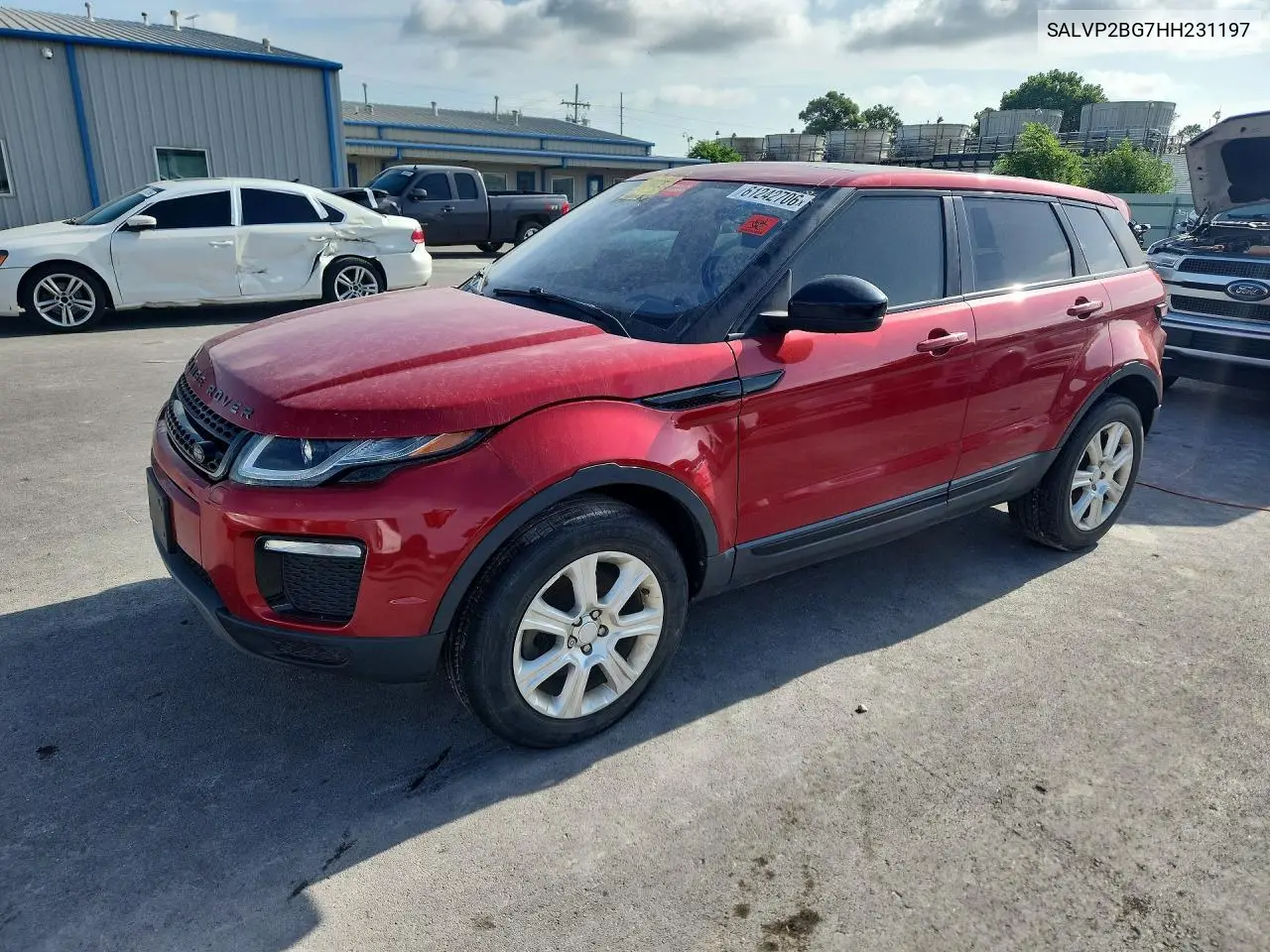 2017 Land Rover Range Rover Evoque Se VIN: SALVP2BG7HH231197 Lot: 61242706
