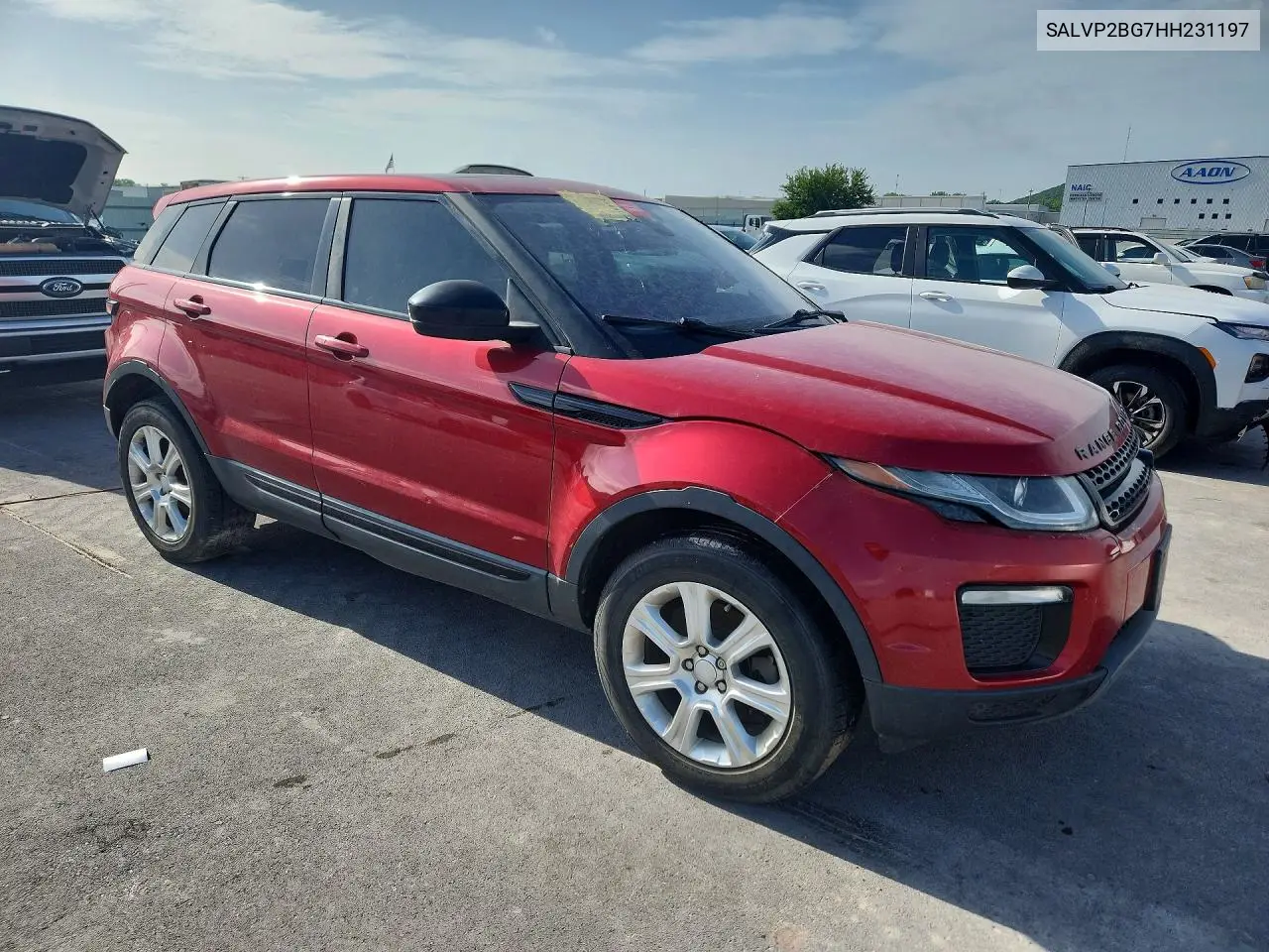 2017 Land Rover Range Rover Evoque Se VIN: SALVP2BG7HH231197 Lot: 61242706