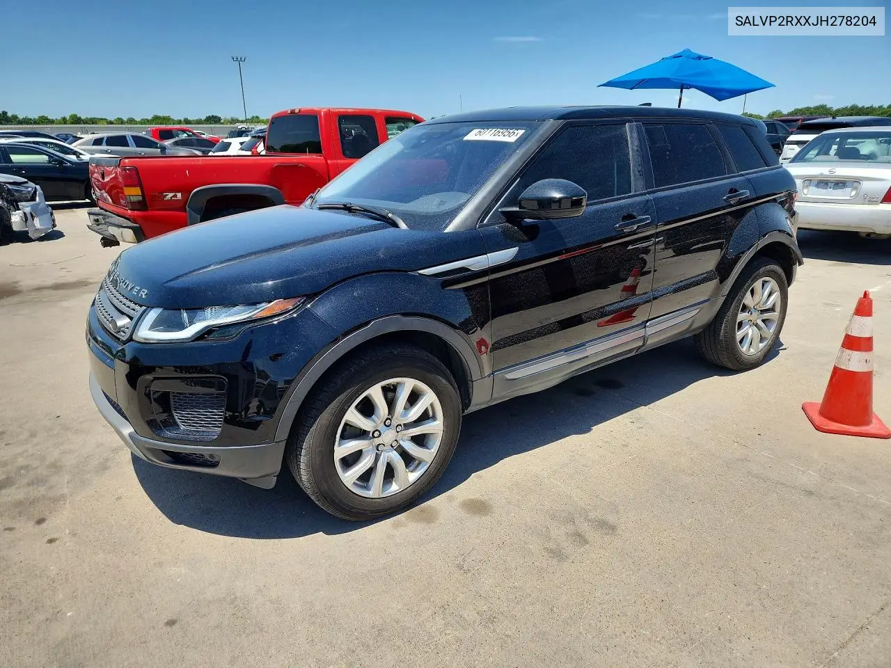 2018 Land Rover Range Rover Evoque Se VIN: SALVP2RXXJH278204 Lot: 60116956