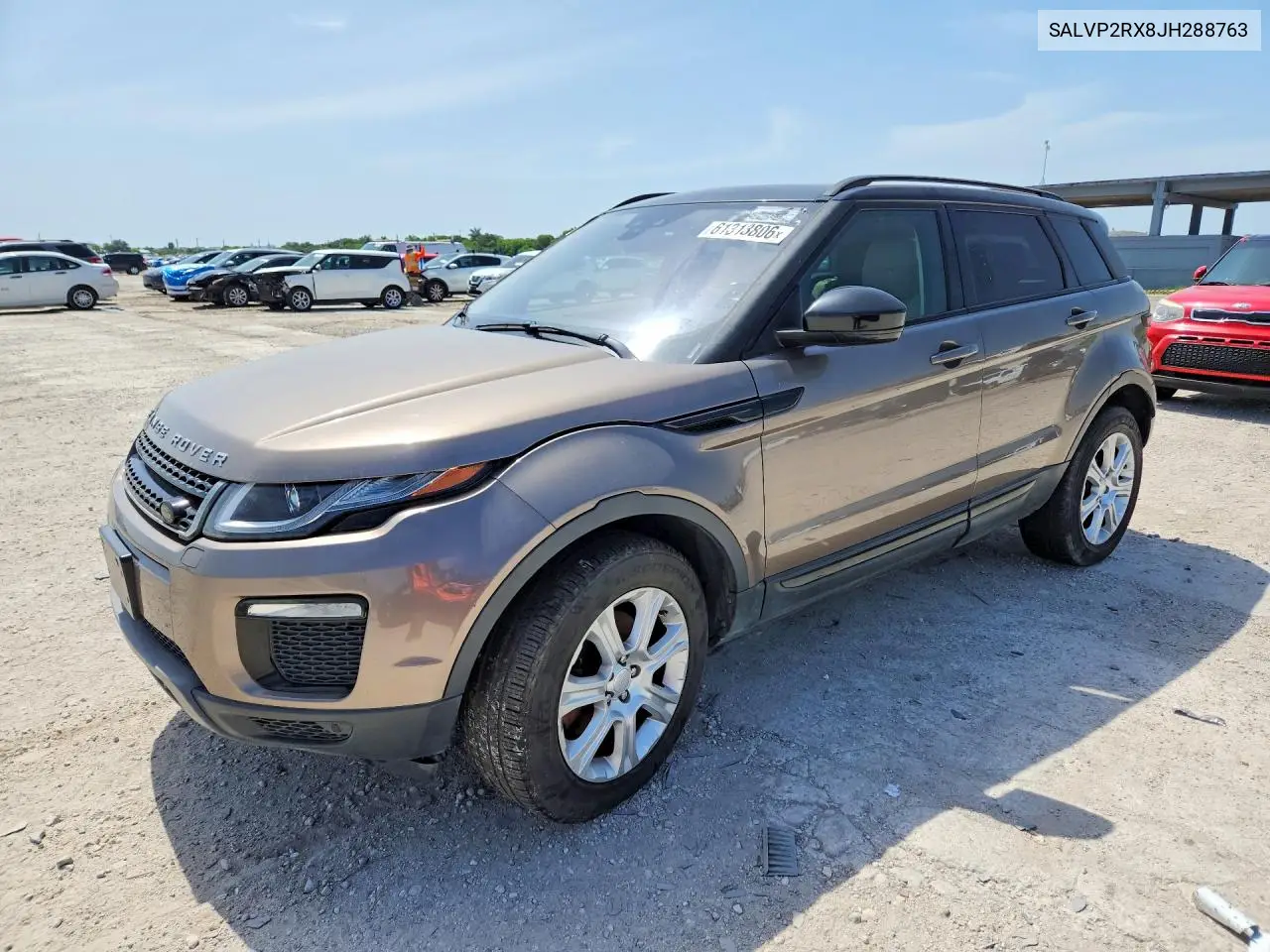 2018 Land Rover Range Rover Evoque Se VIN: SALVP2RX8JH288763 Lot: 61313806