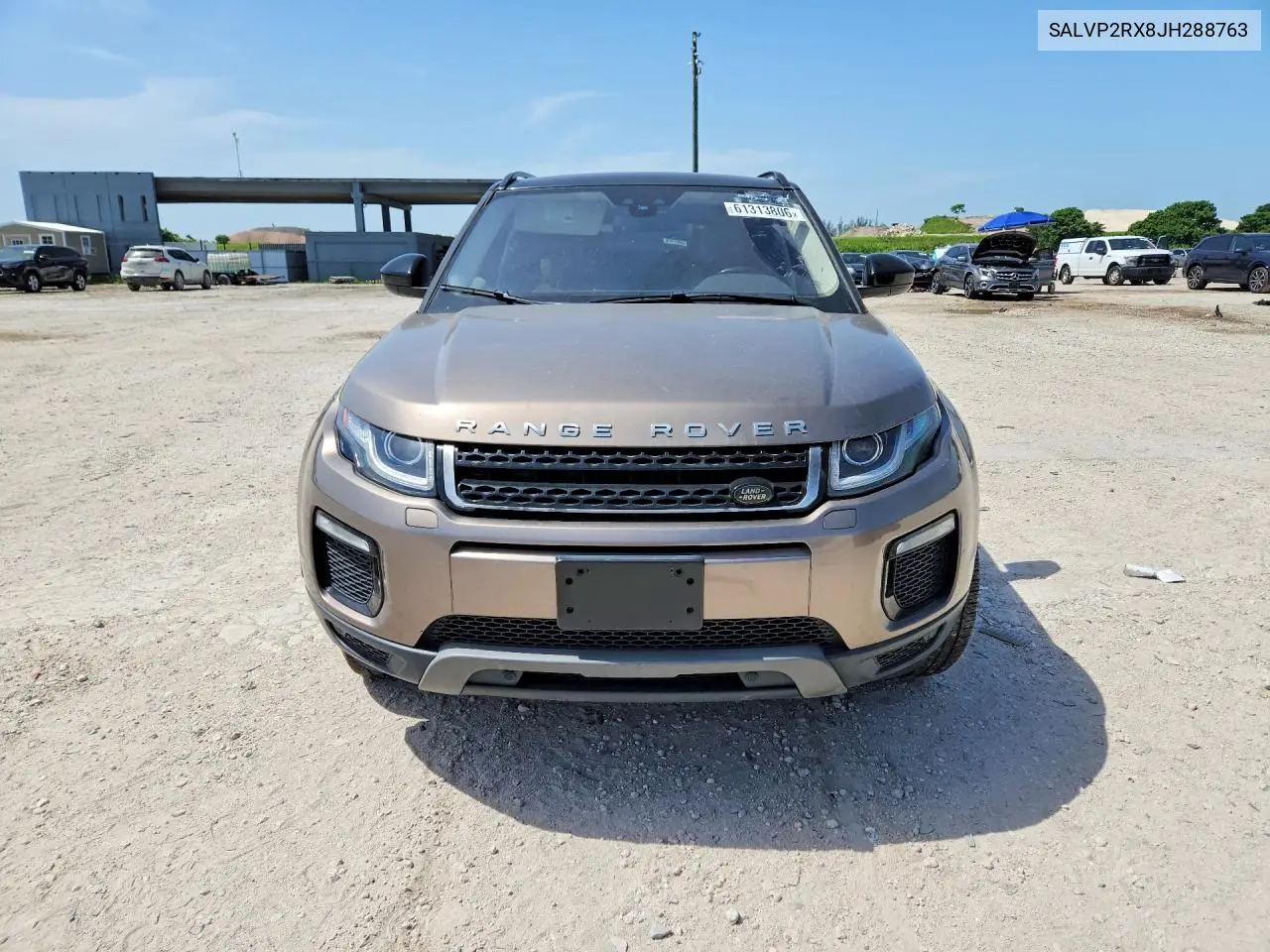 2018 Land Rover Range Rover Evoque Se VIN: SALVP2RX8JH288763 Lot: 61313806