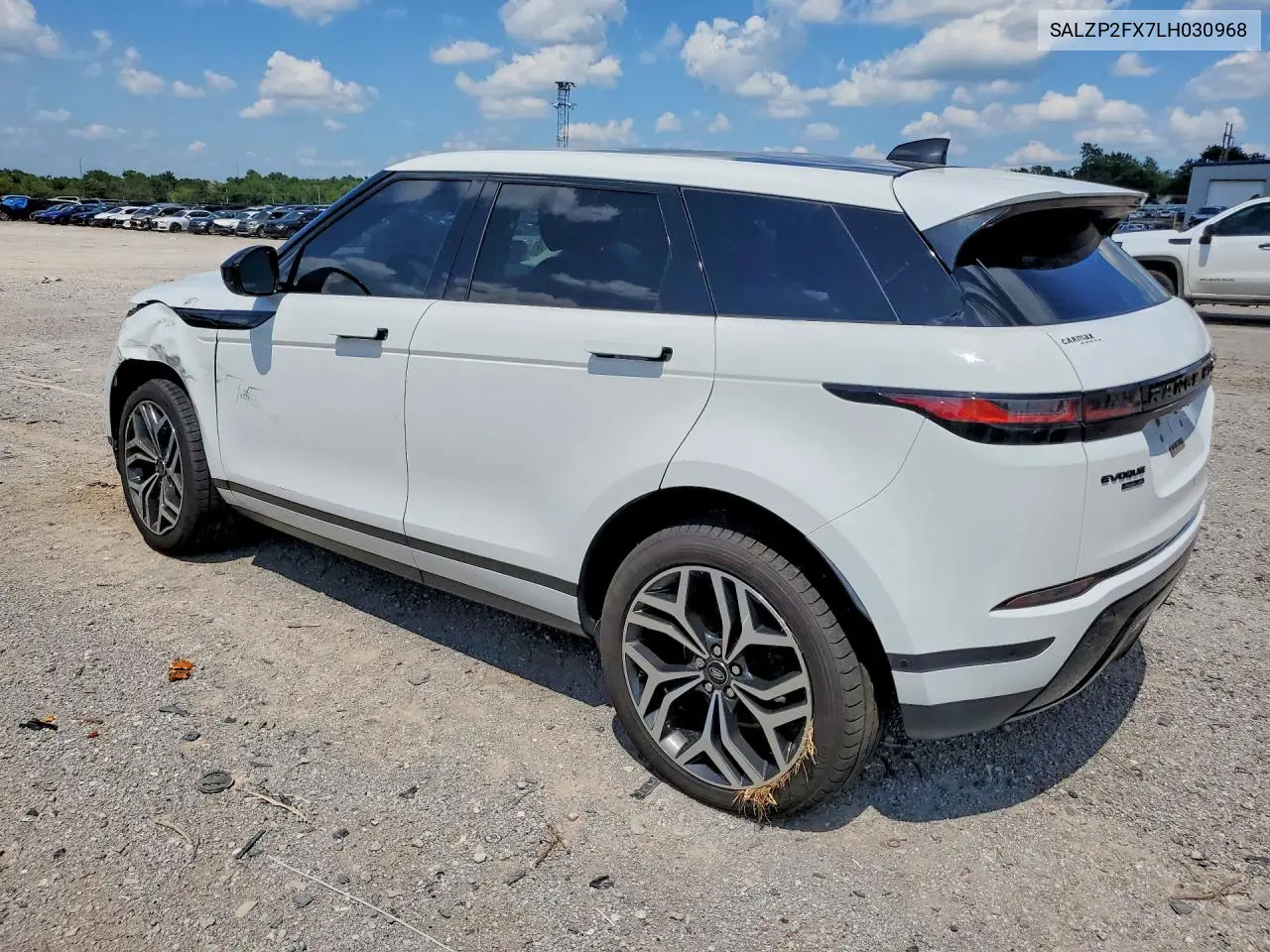 2020 Land Rover Range Rover Evoque Se VIN: SALZP2FX7LH030968 Lot: 58542766