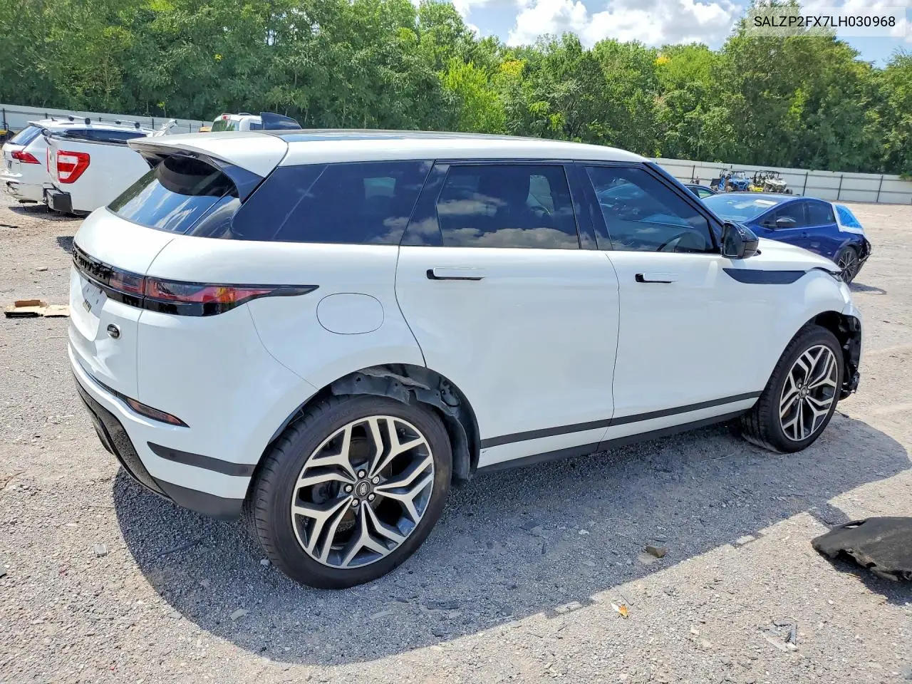 2020 Land Rover Range Rover Evoque Se VIN: SALZP2FX7LH030968 Lot: 58542766