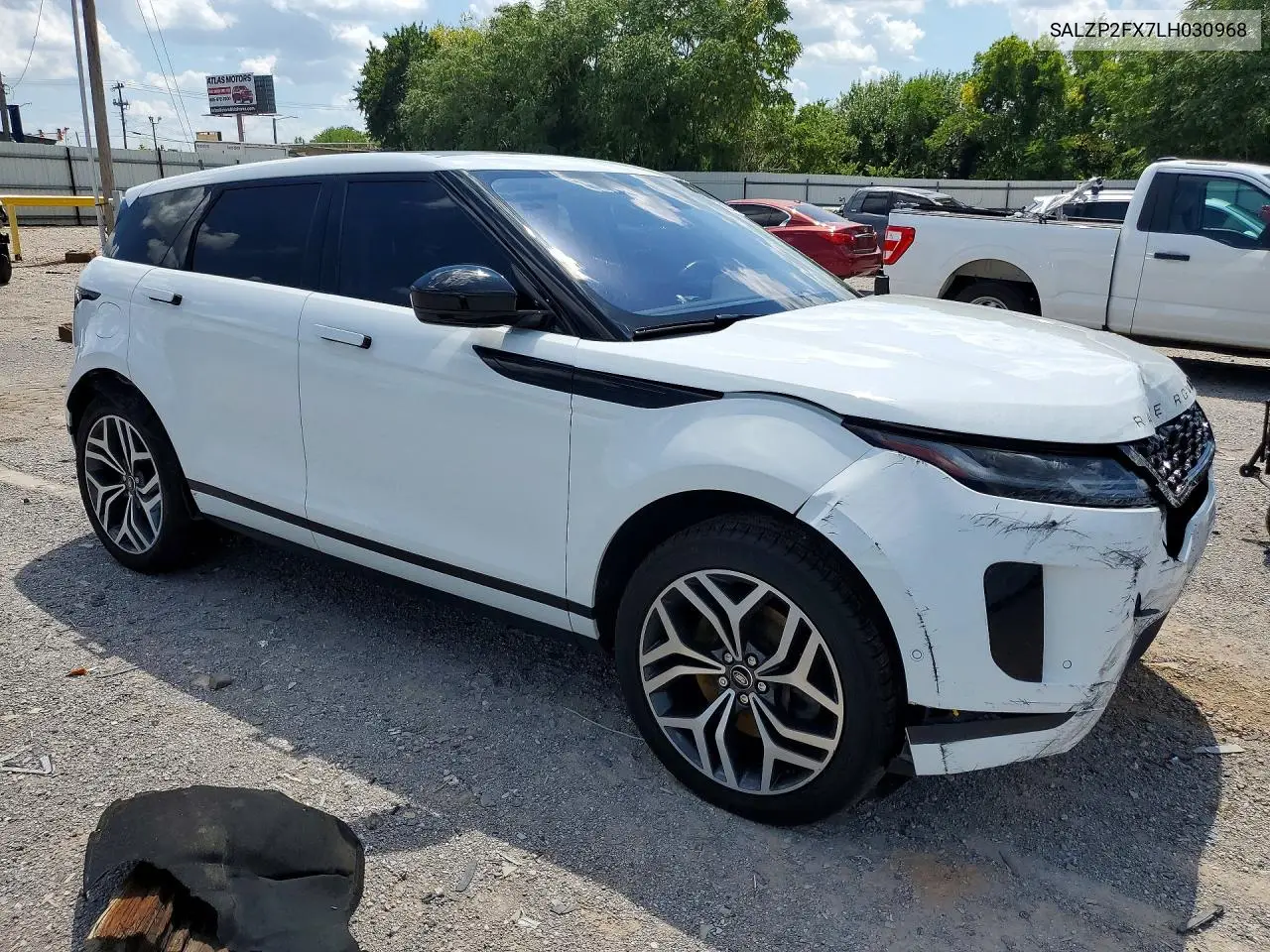 2020 Land Rover Range Rover Evoque Se VIN: SALZP2FX7LH030968 Lot: 58542766