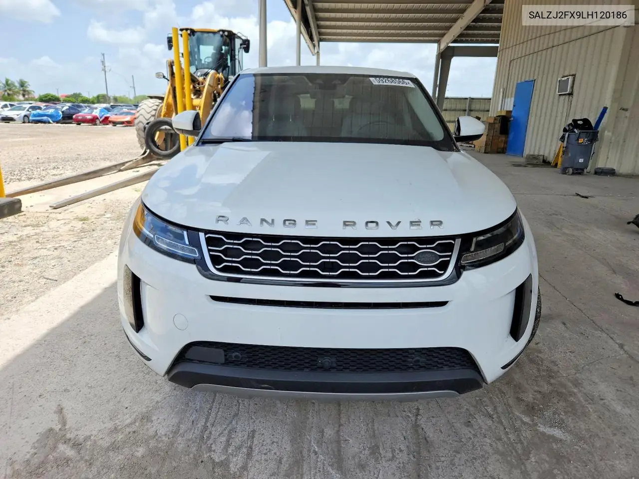 2020 Land Rover Range Rover Evoque S VIN: SALZJ2FX9LH120186 Lot: 59268566