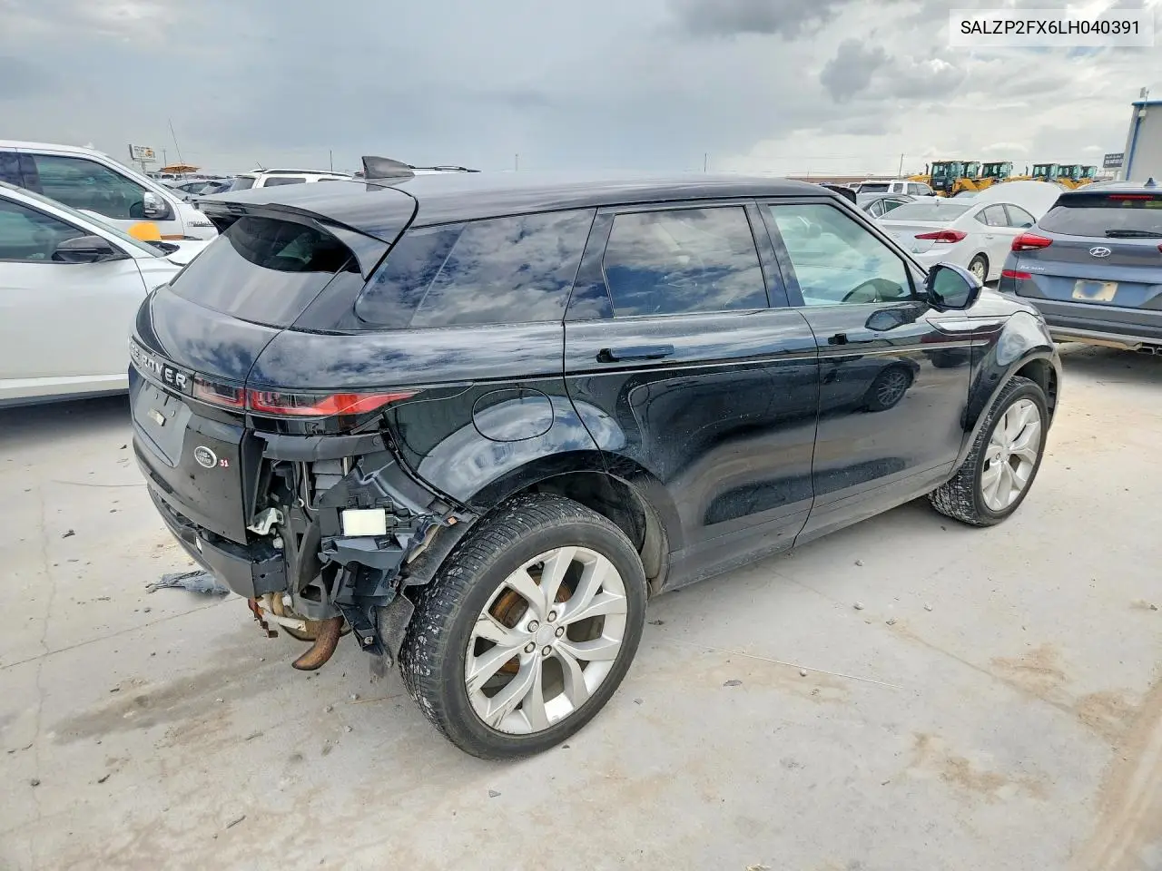 2020 Land Rover Range Rover Evoque Se VIN: SALZP2FX6LH040391 Lot: 61228516