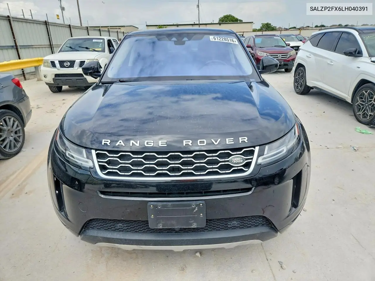 2020 Land Rover Range Rover Evoque Se VIN: SALZP2FX6LH040391 Lot: 61228516