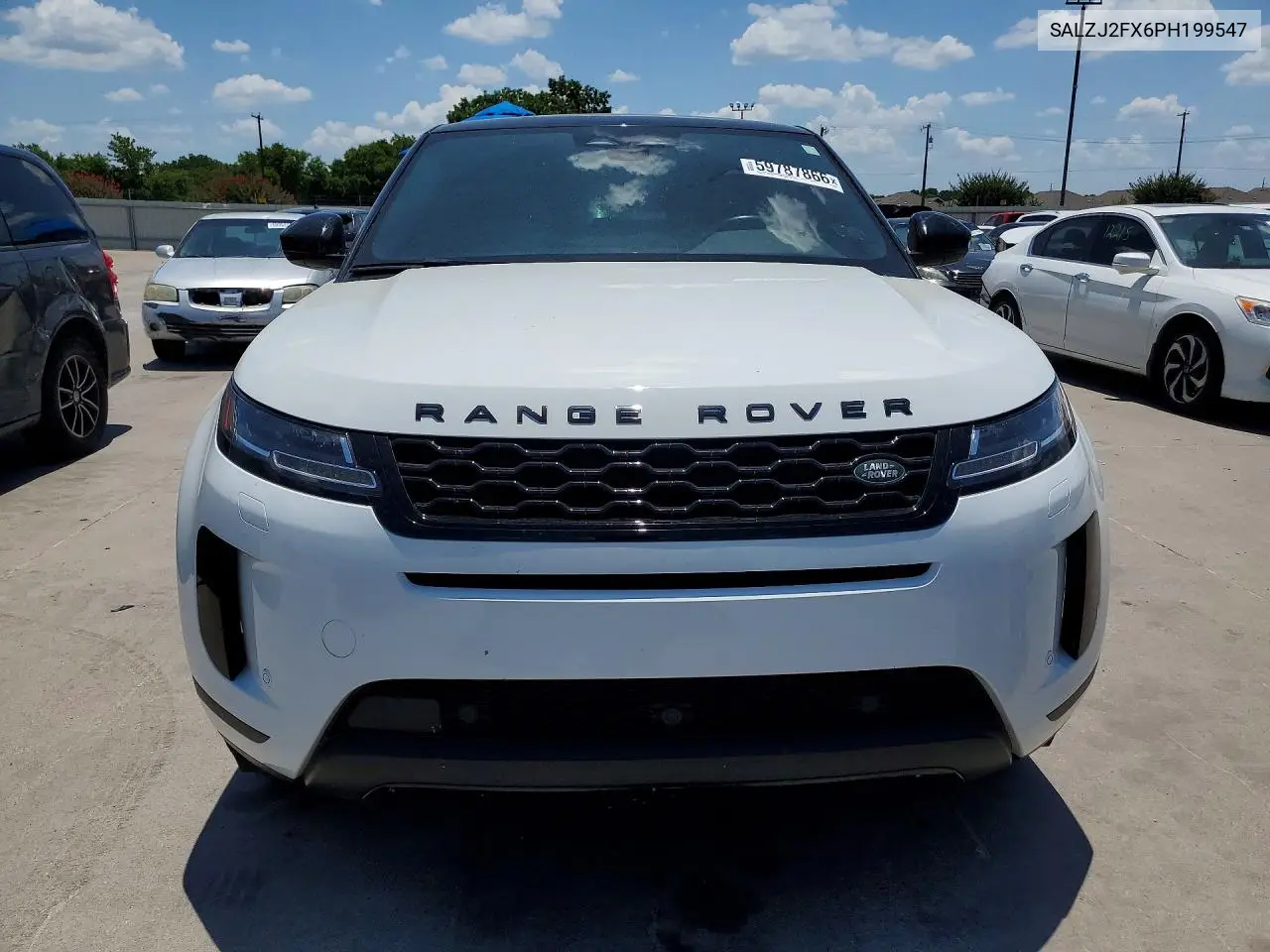 2023 Land Rover Range Rover Evoque S VIN: SALZJ2FX6PH199547 Lot: 59787866