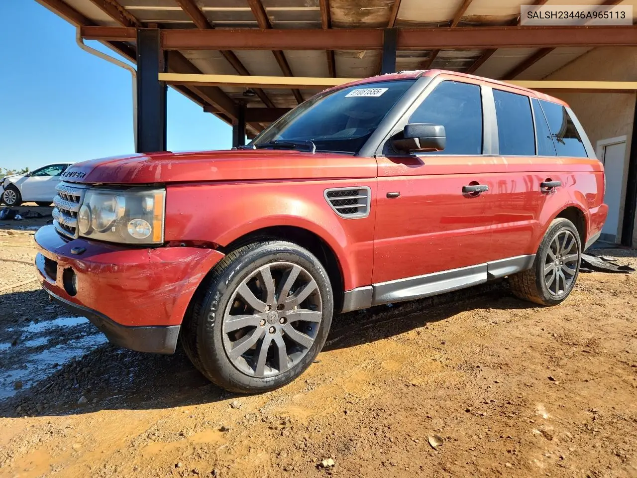SALSH23446A965113 2006 Land Rover Range Rover Sport Supercharged
