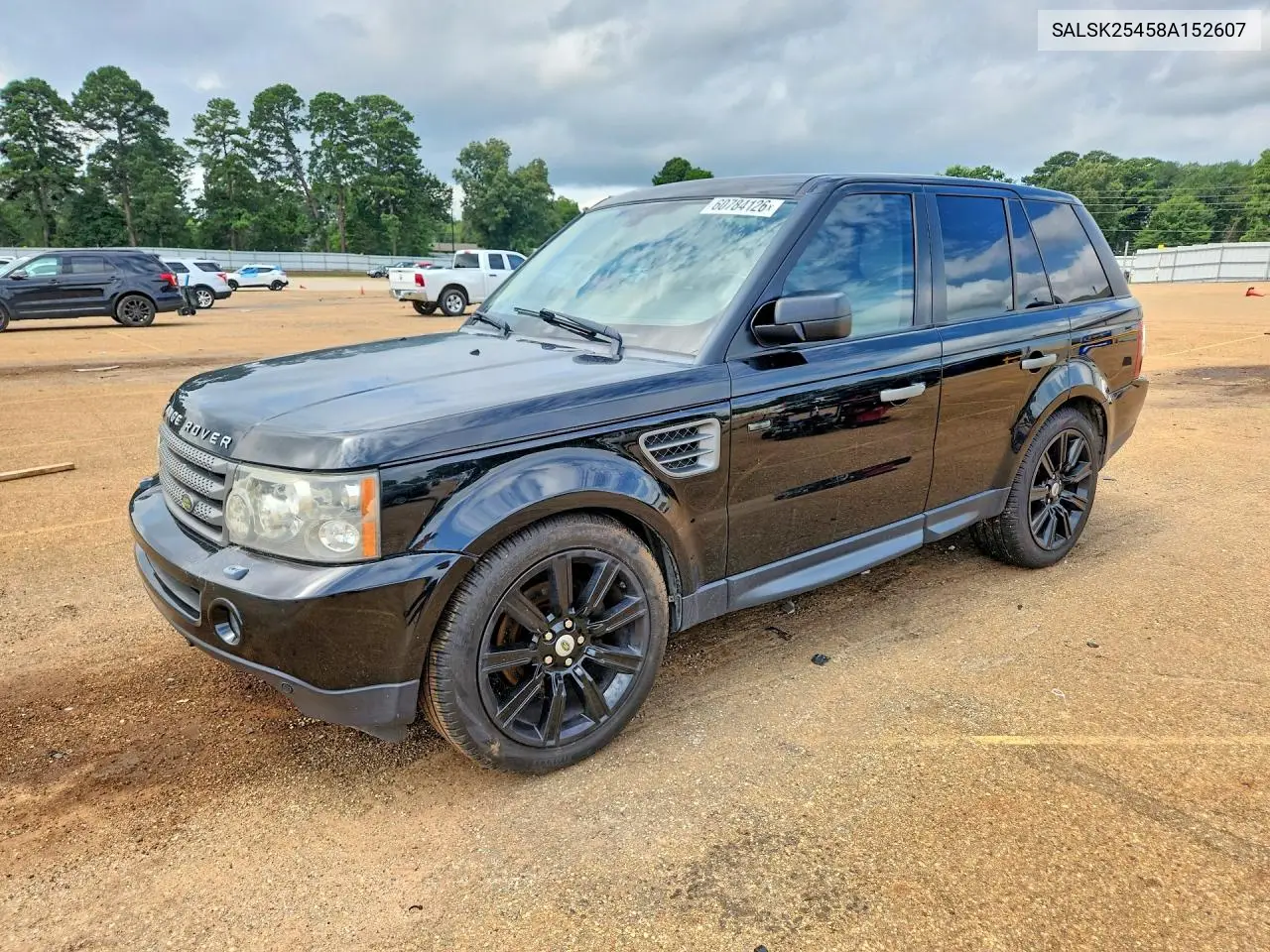 2008 Land Rover Range Rover Sport Hse VIN: SALSK25458A152607 Lot: 60784126