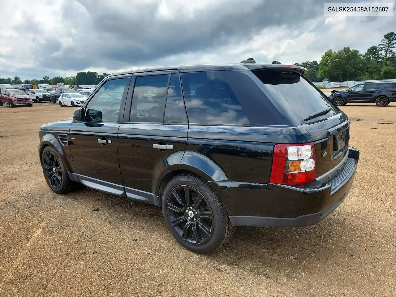 2008 Land Rover Range Rover Sport Hse VIN: SALSK25458A152607 Lot: 60784126
