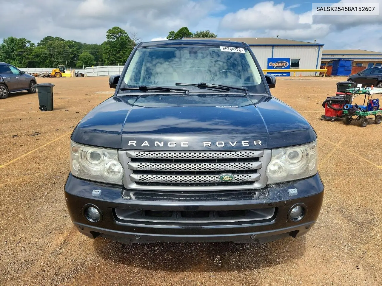 2008 Land Rover Range Rover Sport Hse VIN: SALSK25458A152607 Lot: 60784126
