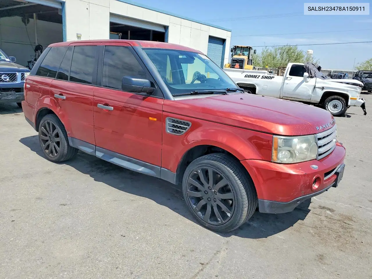 2008 Land Rover Range Rover Sport Supercharged VIN: SALSH23478A150911 Lot: 60876386