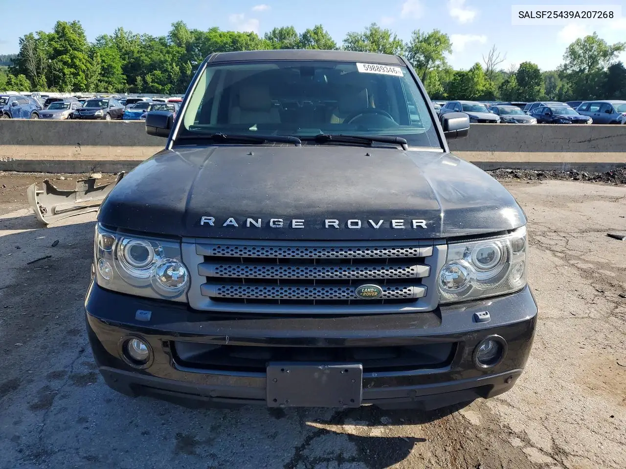 2009 Land Rover Range Rover Sport Hse VIN: SALSF25439A207268 Lot: 59889346