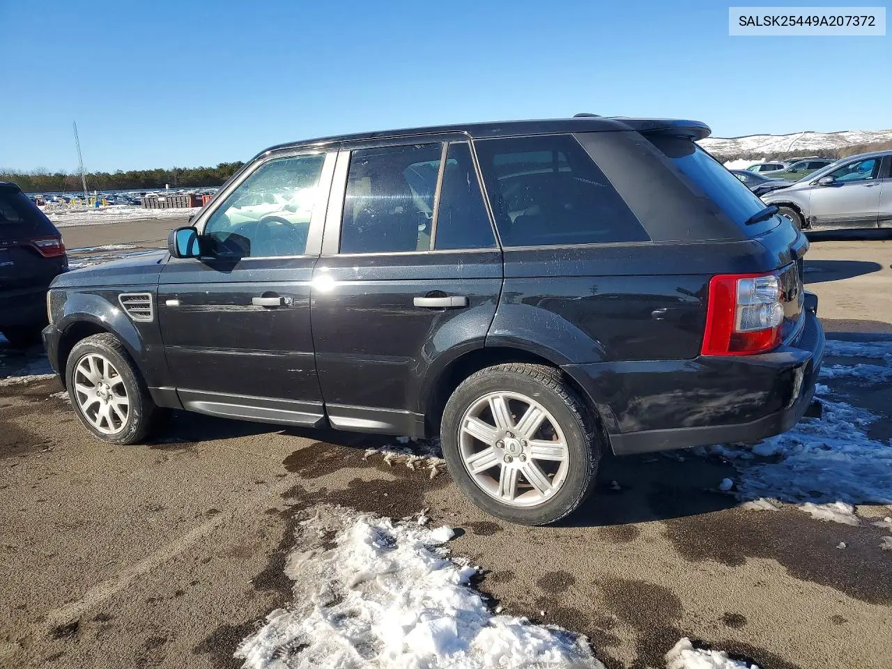 2009 Land Rover Range Rover Sport Hse VIN: SALSK25449A207372 Lot: 74821275