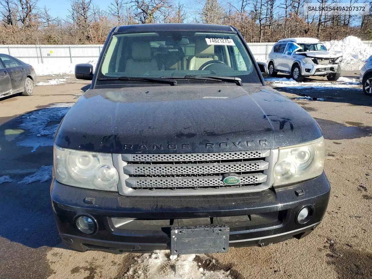 2009 Land Rover Range Rover Sport Hse VIN: SALSK25449A207372 Lot: 74821275