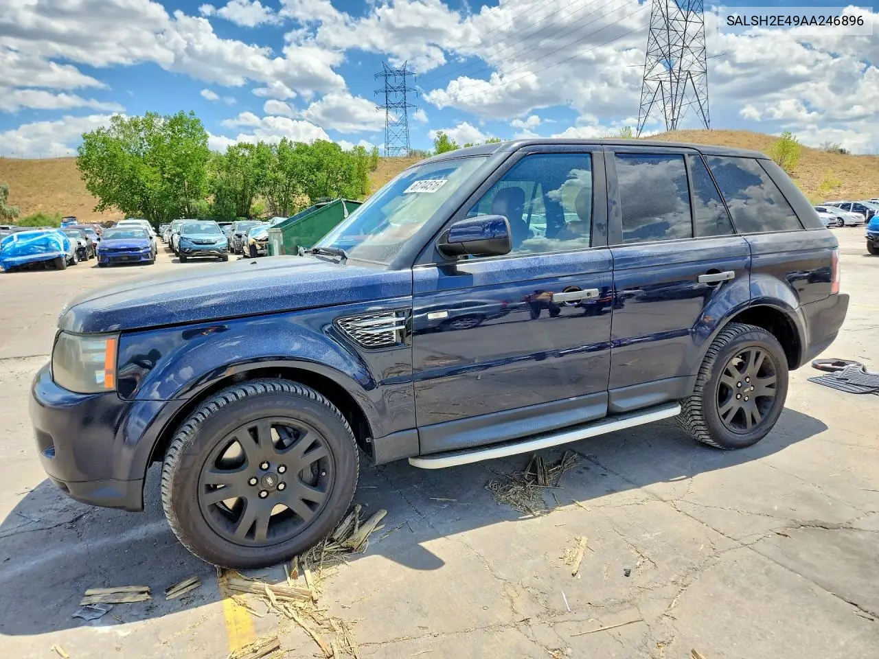 2010 Land Rover Range Rover Sport Sc VIN: SALSH2E49AA246896 Lot: 61744516