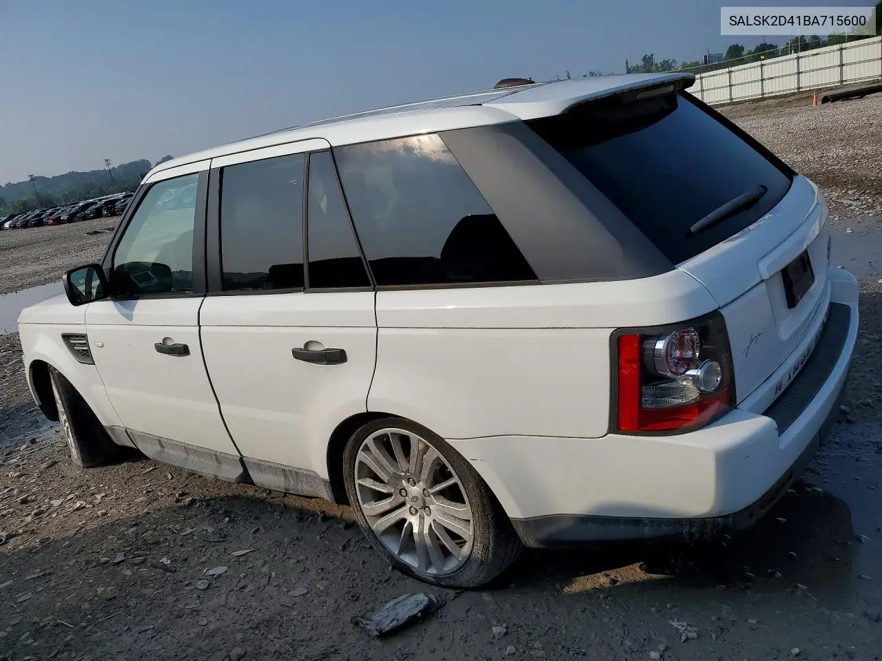2011 Land Rover Range Rover Sport Lux VIN: SALSK2D41BA715600 Lot: 59739296
