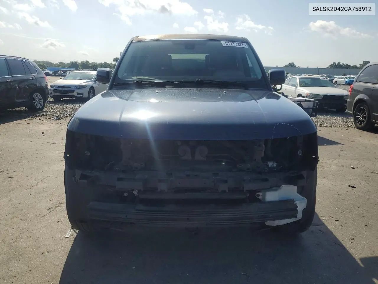 2012 Land Rover Range Rover Sport Hse Luxury VIN: SALSK2D42CA758912 Lot: 61779926