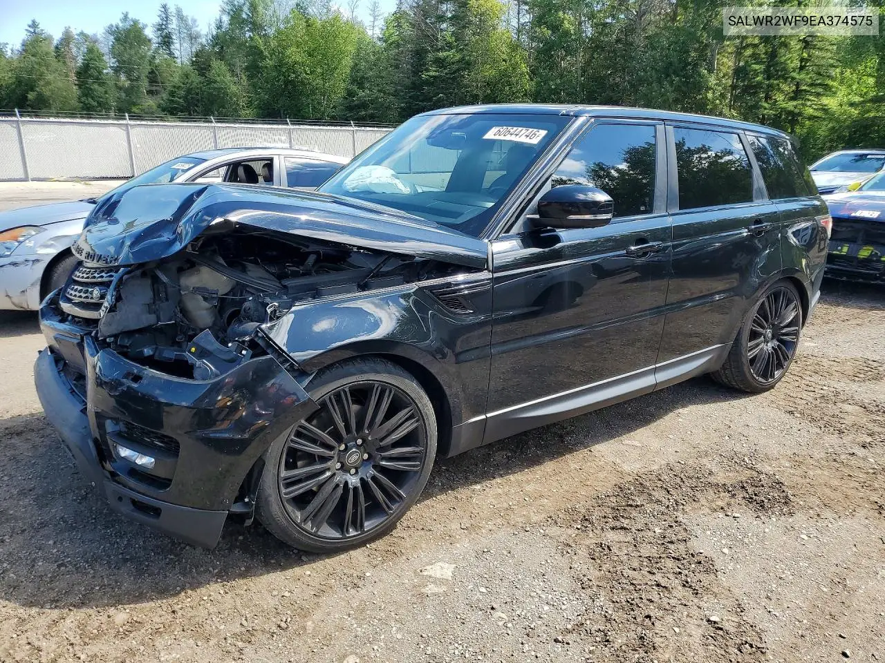 2014 Land Rover Range Rover Sport Hse VIN: SALWR2WF9EA374575 Lot: 60644746