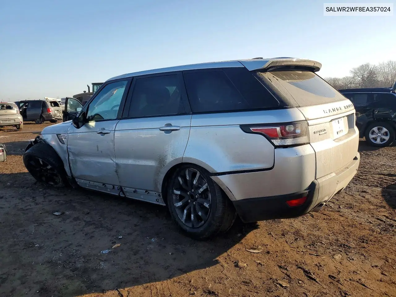 2014 Land Rover Range Rover Sport Hse VIN: SALWR2WF8EA357024 Lot: 76861405