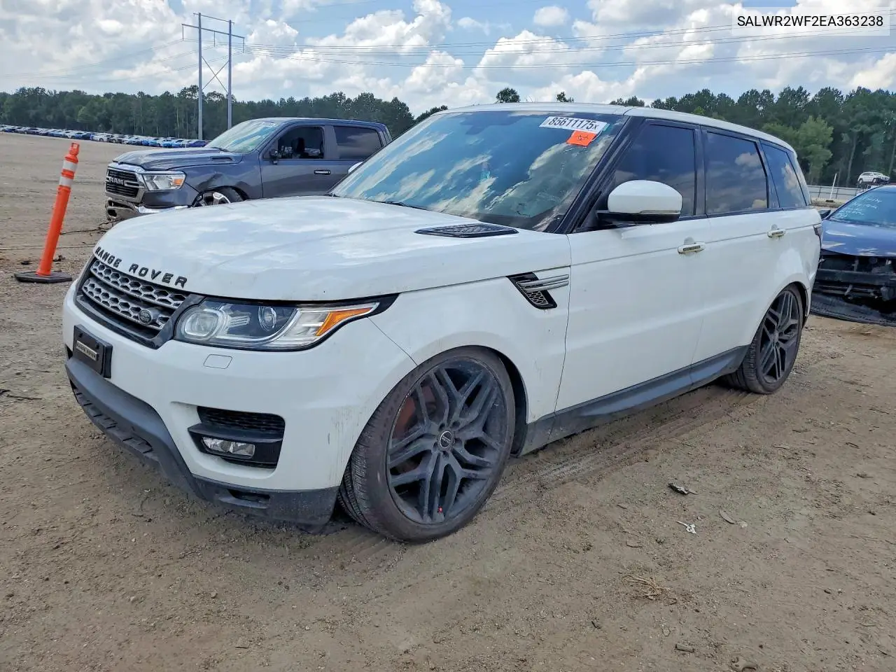 2014 Land Rover Range Rover Sport Hse VIN: SALWR2WF2EA363238 Lot: 85611175