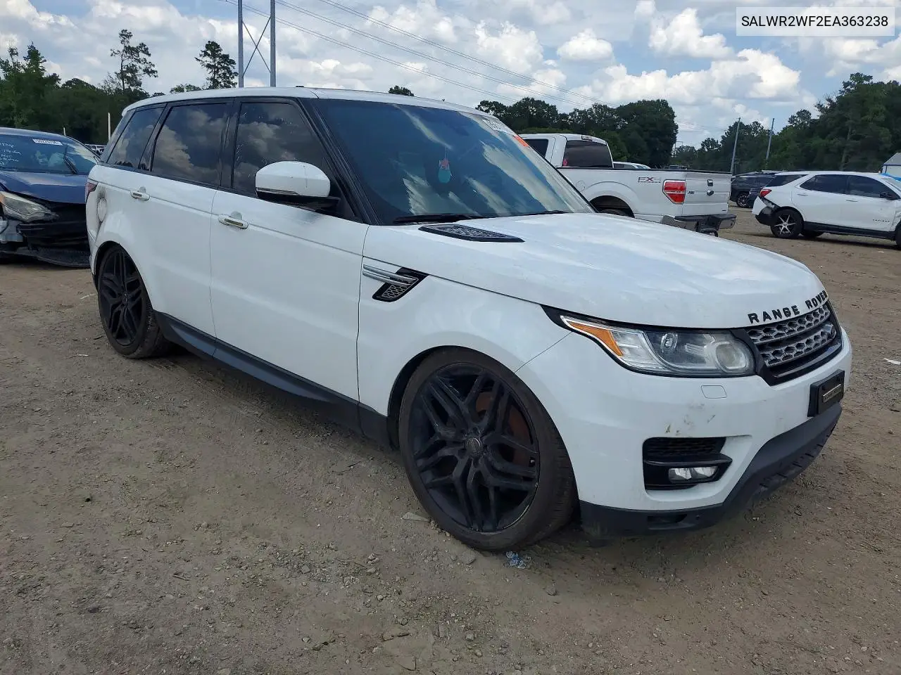 2014 Land Rover Range Rover Sport Hse VIN: SALWR2WF2EA363238 Lot: 85611175