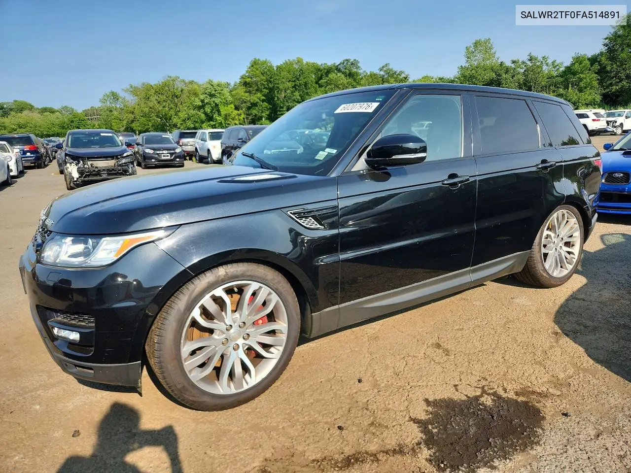 2015 Land Rover Range Rover Sport Sc VIN: SALWR2TF0FA514891 Lot: 60207976