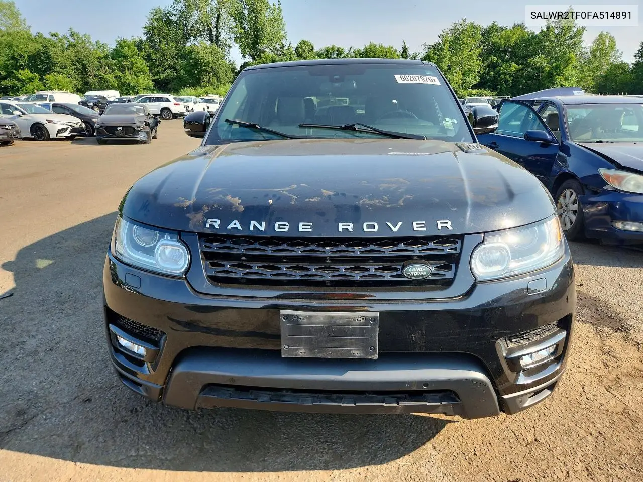 2015 Land Rover Range Rover Sport Sc VIN: SALWR2TF0FA514891 Lot: 60207976