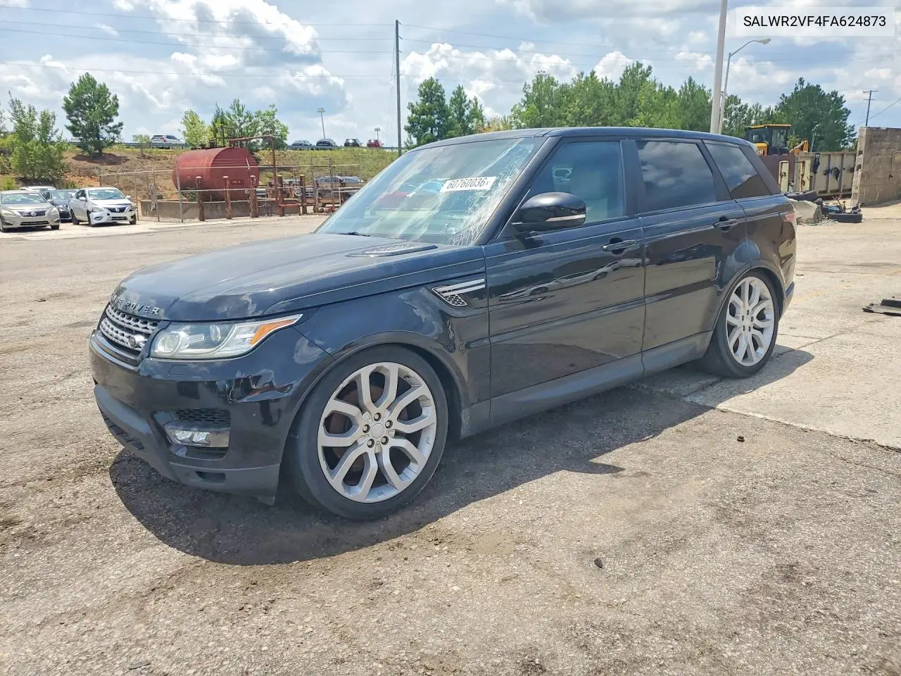 2015 Land Rover Range Rover Sport Hse VIN: SALWR2VF4FA624873 Lot: 60760036