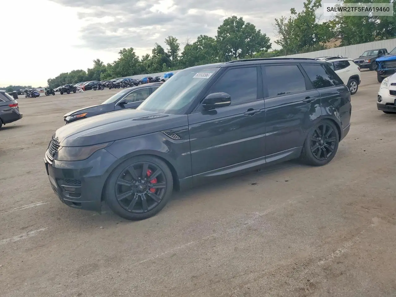 2015 Land Rover Range Rover Sport Sc VIN: SALWR2TF5FA619460 Lot: 60993096